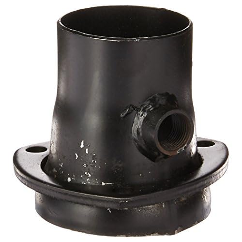 Hedman Hedders 21143 Oxygen Sensor Header Reducer Tube Size 2.5 in. Collector Size 3 in. wBall And Socket Flanges Mild Steel Oxygen Sensor Header Reducer