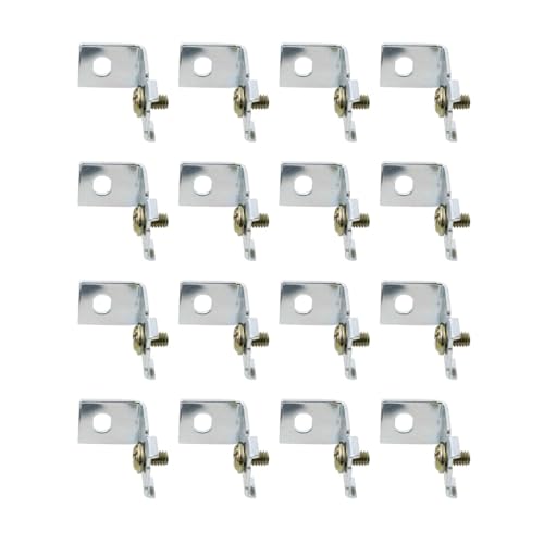 16x MHS012 PSU Fixing Brackets with Screws, Switching Power Supply Mounting Bracket Accessory Pack of 4 Set