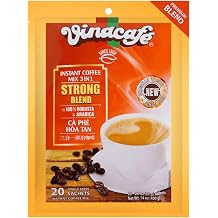 Vietnamese Instant Coffee Mix 3 In 1 - Strong Blend by Vinacafe - Product of Vietnam - Bag of 20 Packets 1